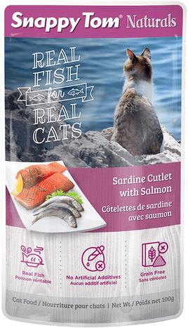 Snappy Tom Naturals Sardine Cutlet With Salmon